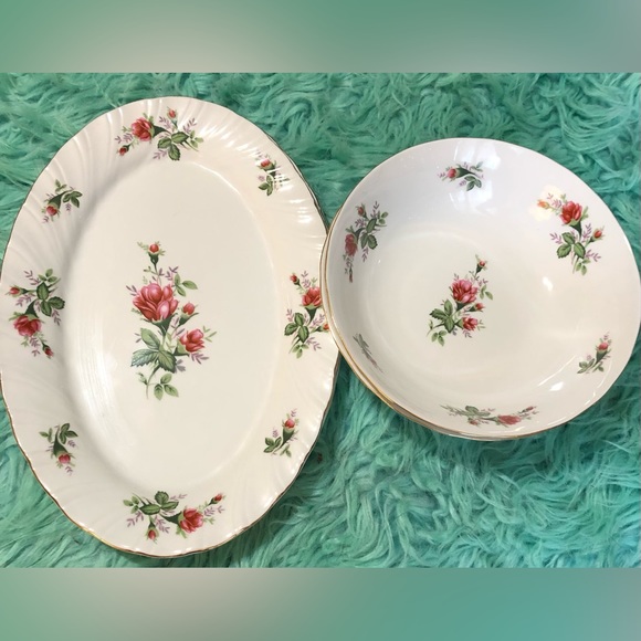 Other - 2 of each Lynn’s fine China 2 serving platers and 2 serving bowls Victorian Rose